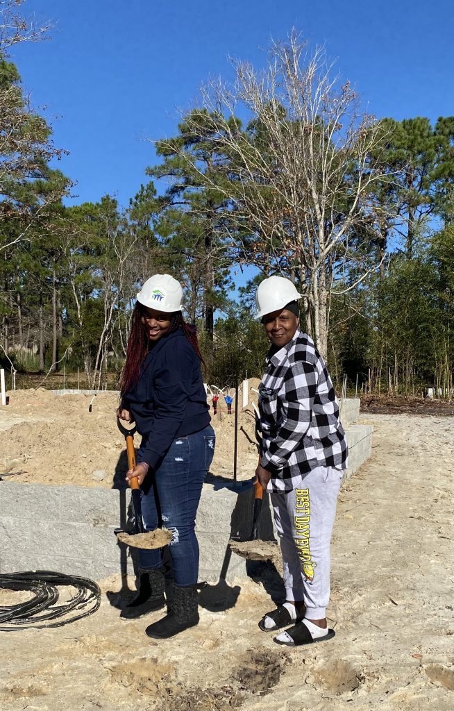Wall Blessing for Stacey Holmes Brunswick County Habitat for Humanity