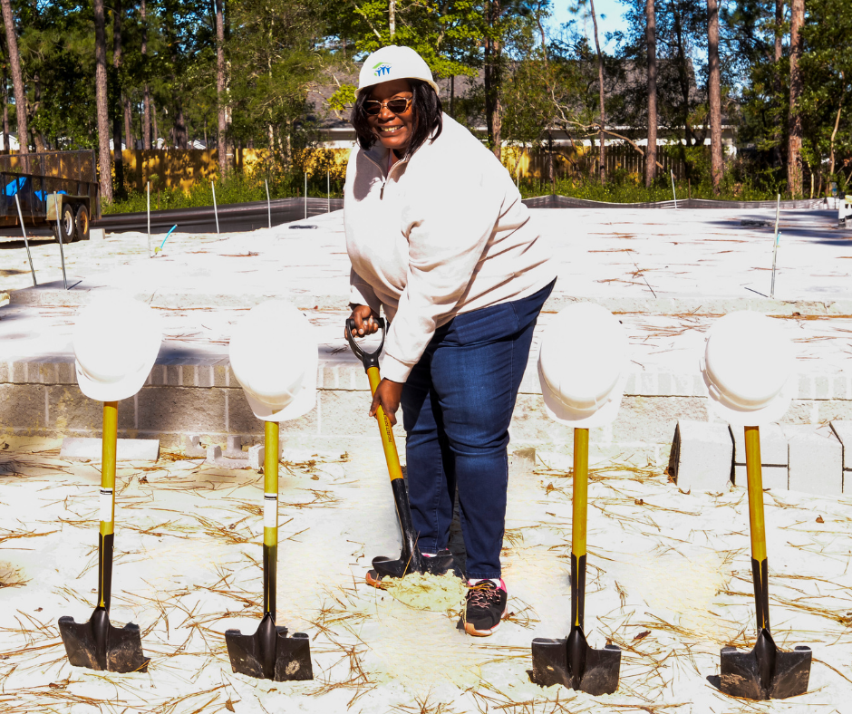 Ms. Kwana Murray’s Wall Blessing Brunswick County Habitat for Humanity